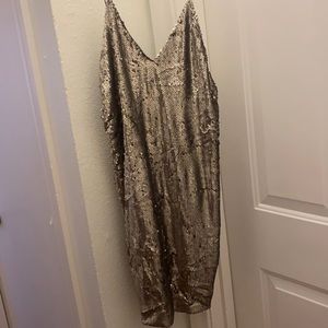 Sequin mini dress